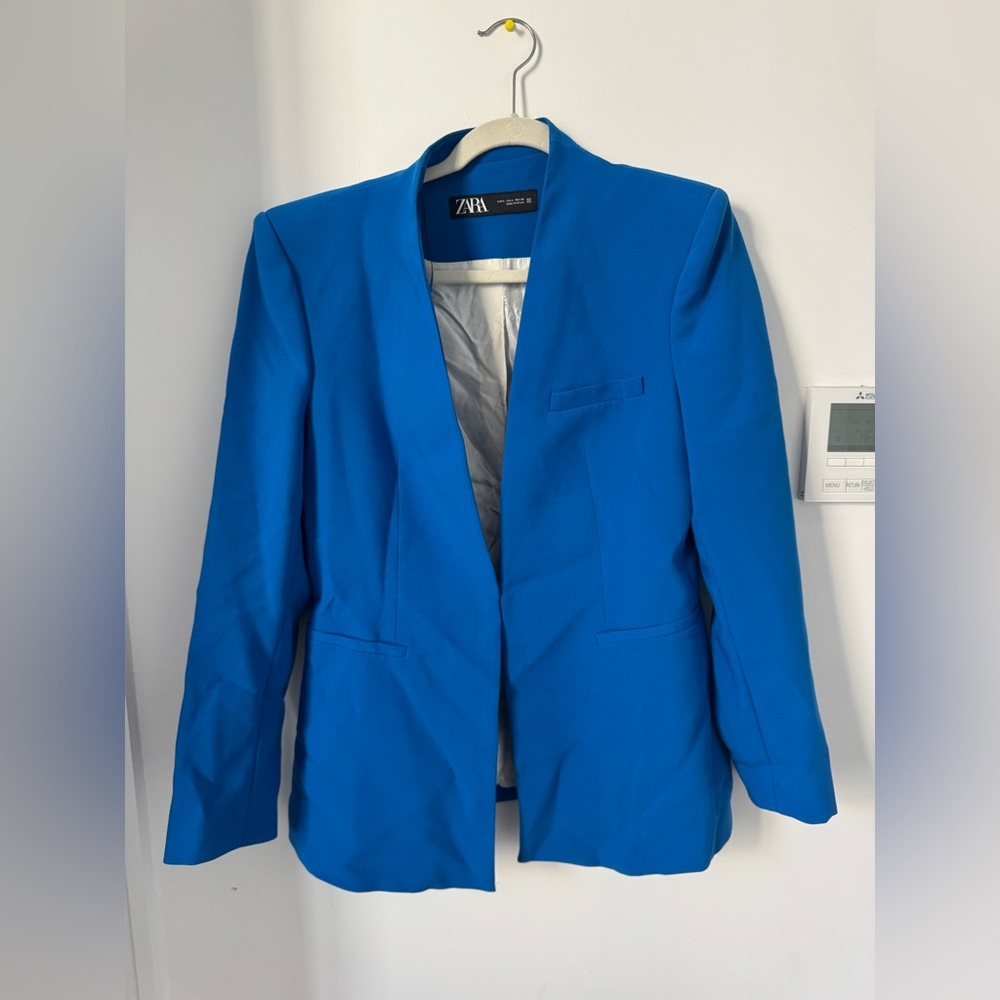 Zara Blue Women’s Blazer Size Large